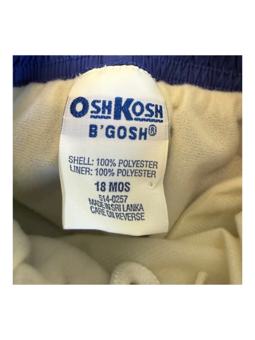 NWT Vintage Oshkosh B'Gosh Boys Swim Trunks Shorts Shirt 18M 24M 90s Y2K Outfit